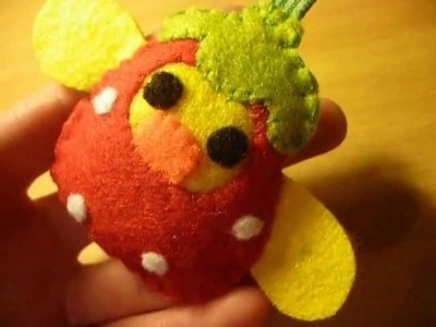 How to Make a Kawaii Kiiroitori in a Strawberry Costume Plush