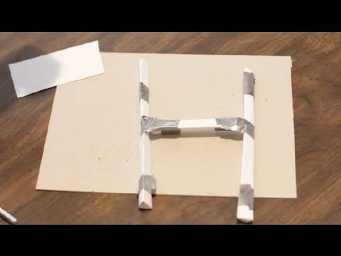 How to Make a Paper Football Goal Post : Paper Crafts