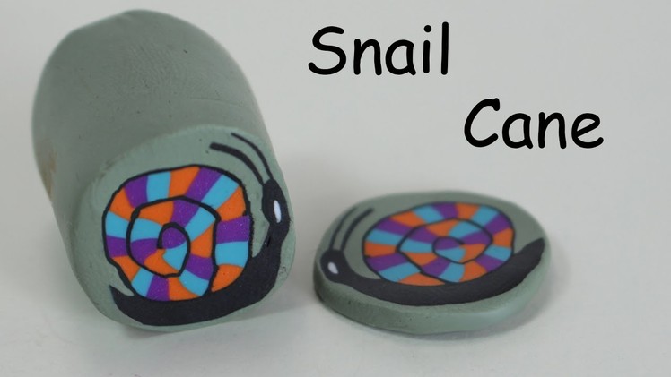 How to make a Snail cane - Polymer clay tutorial