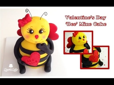 How to make a Valentine's Day 'Bee' Mine 3D Cake from Creative Cakes by Sharon