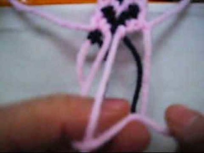 How To Make A Woven Yarn Friendship Bracelet -V-2