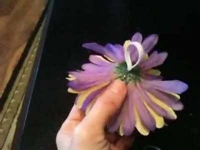 How to make dog collar flowers