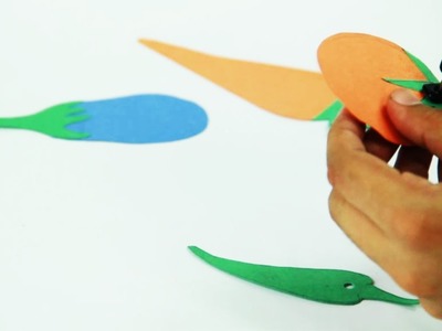 How to make paper vegetables