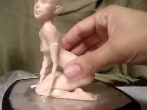 How to make , sculpt a fairy using polymer clay by Forgotten Hearts