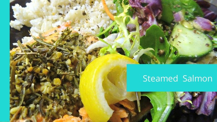 How to Make Steamed Salmon - Easy Rice Cooker Meals #sportyafros