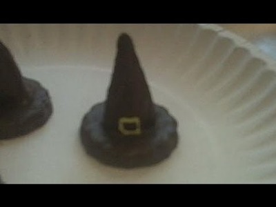 How to Make Witch Hat  Cookie Cupcake Topper