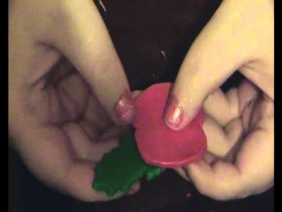 How-to make your own remembrance day poppy out of polymer clay!