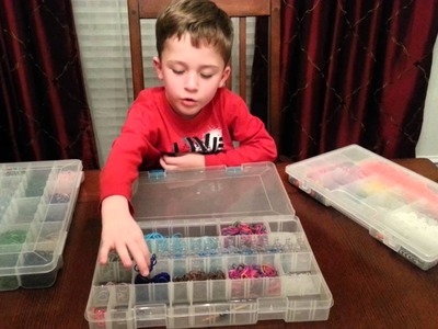 How to store your Rainbow Loom rubber bands.