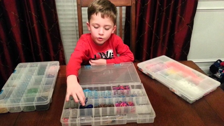 How to store your Rainbow Loom rubber bands.