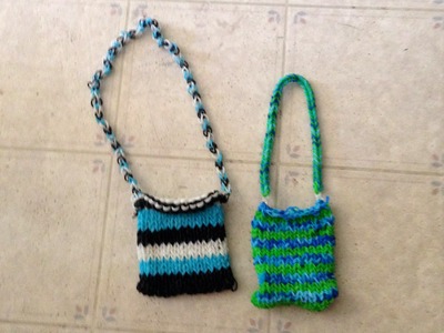 Make a Purse on a loom Learning with J J