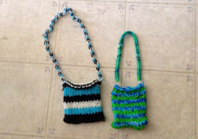 Make a Purse on a loom Learning with J J
