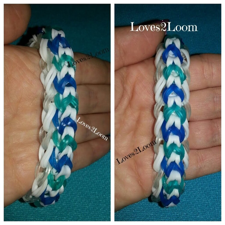 "My New "Elevation" (double bands) Rainbow Loom Br
