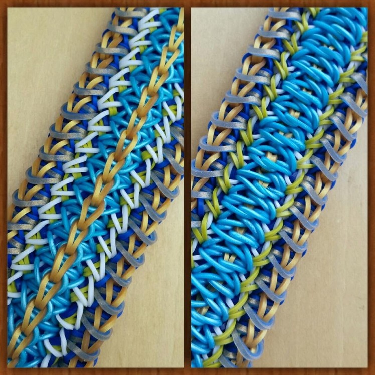 NEW "Coracle" Rainbow Loom Bracelet.How To Tutorial