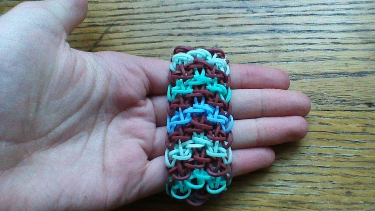 NEW Rainbow Loom Pyrachain Bracelet