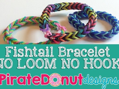 NO LOOM NO HOOK Fishtail Bracelet Tutorial