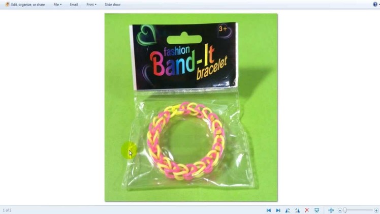 OVERPRICED Rainbow Loom Rubber Band Bracelet from Wal Mart, Generic Twistz Bandz