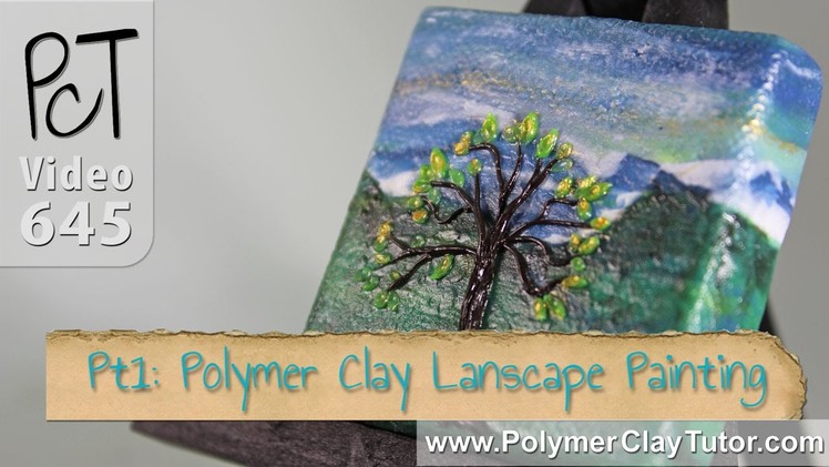 Polymer Clay Landscape Painting Tutorial (Intro)