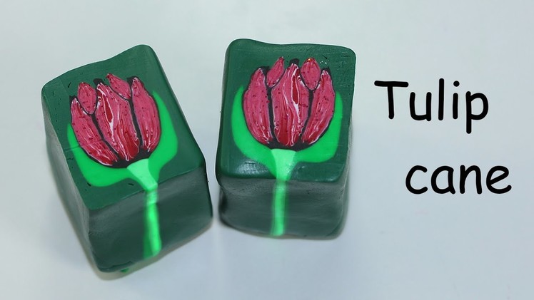Polymer clay tutorial - Easy tulip cane