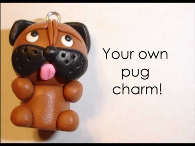 Polymer clay tutorial: Pug puppy