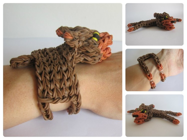Rainbow Loom bear bracelet Loombicious