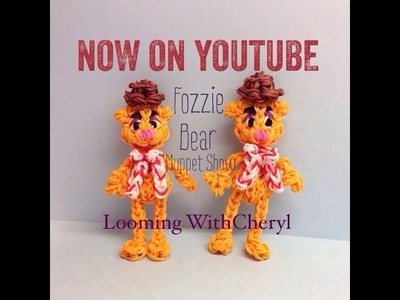 Rainbow Loom FOZZIE Bear a Muppets Character - Looming WithCheryl