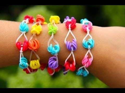 Rainbow Loom - Honolulu Bracelet (Original Design) English Version - Loom bands