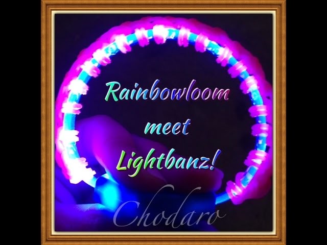 Rainbow loom Light Show Bracelet