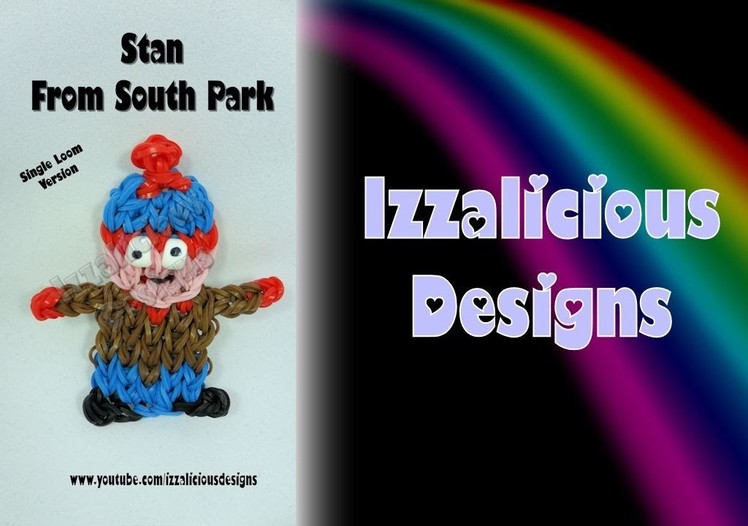 Rainbow Loom Stan from South Park Action Figure.Charm - Gomitas