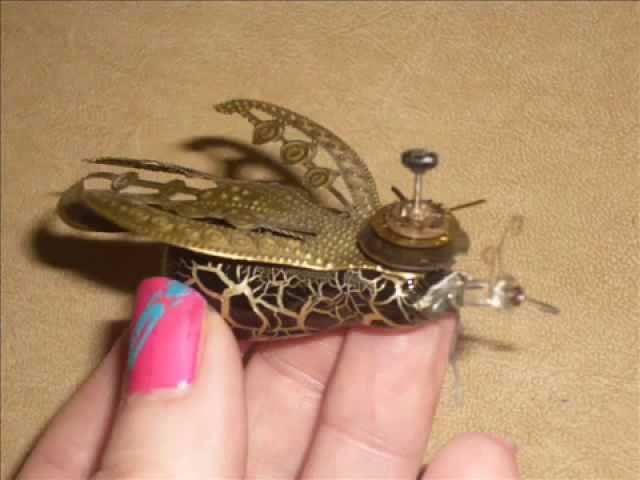Steampunk Insect Bug Art Sculpture Tutorial.