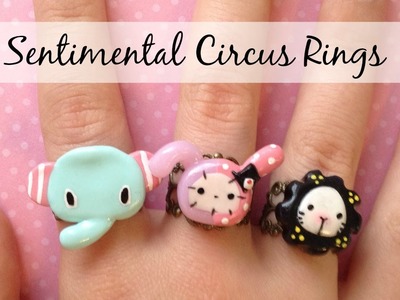 TUTORIAL: Polymer Clay Sentimental Circus Rings