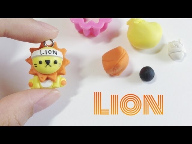 Tutorial : Polymer Clay Cute Lion