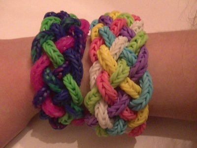 10 different bracelets you can make using fishtails! Part 3, The 5-strand and 6-strand braid
