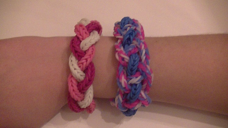 10 different bracelets you can make using fishtails! Part 2, The 3-strand and 4-strand braid