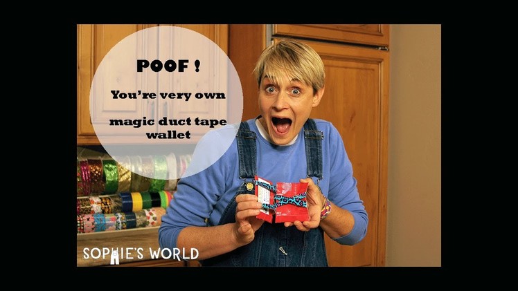 DIY Duct Tape "Magic" Wallet|Sophie's World