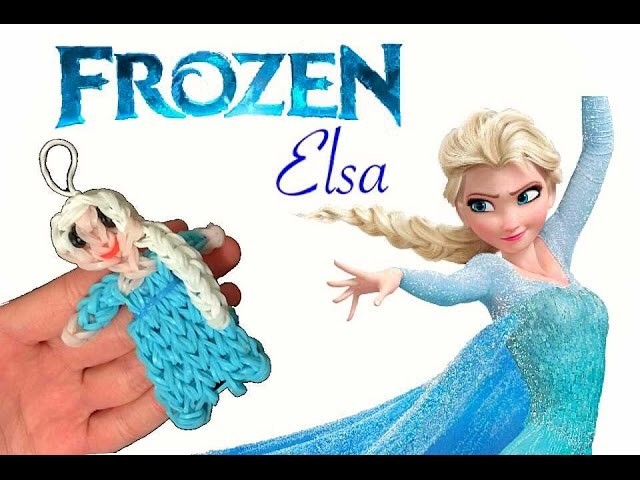Frozen Elsa con elastici rainbowloom elsa frozen rubber bands