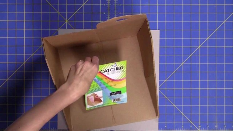 How to Make a Spray Box for Spraying Inks, Paints and Glimmer Mist