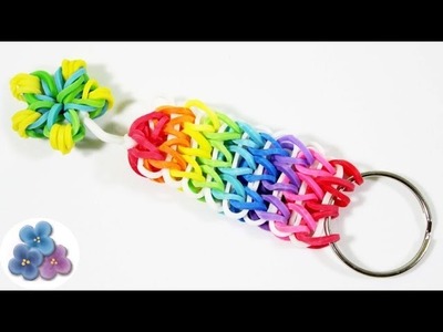 How to make Rainbow Loom Key Chains DIY Cool Keychains with Rainbow Loom Charms Mathie