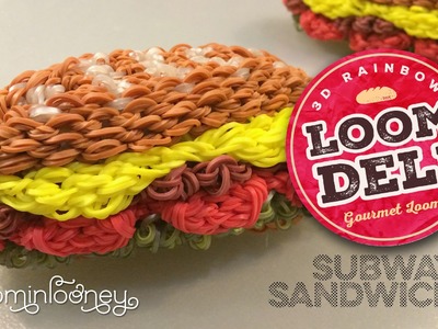 Loom Subway Sandwiches: 3D Rainbow Loom Deli Series
