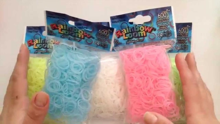 Rainbow Loom * NEW Solar UV bands * Review - Looming WithCheryl