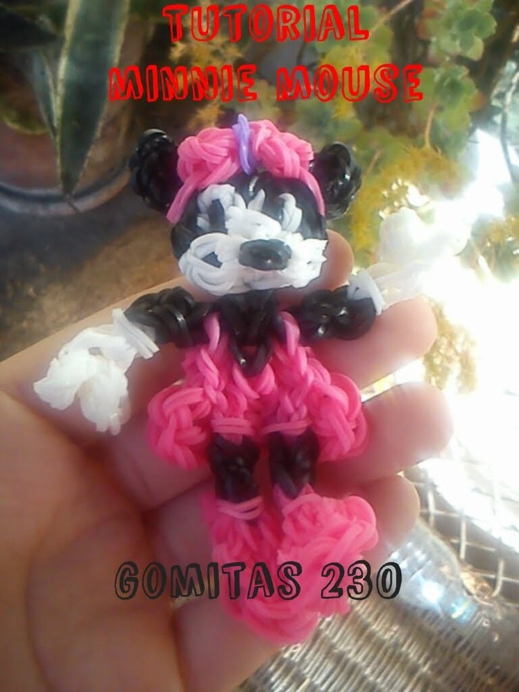 Tutorial Minnie Mouse con gomitas en Español (Parte 2.2)