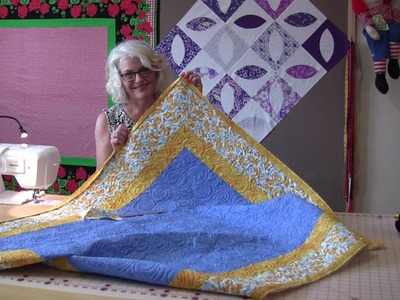 An Easy way to sew the binding on your quilt top