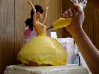 Belle doll cake - Beauty and the Beast