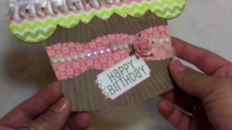Birthday invite and desert labels using Accucut dies with tutorial!