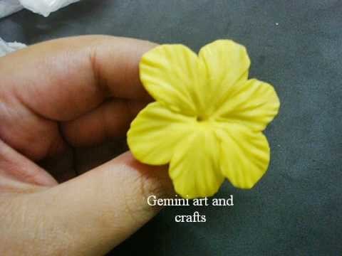 Cold porcelain blossom tutorial