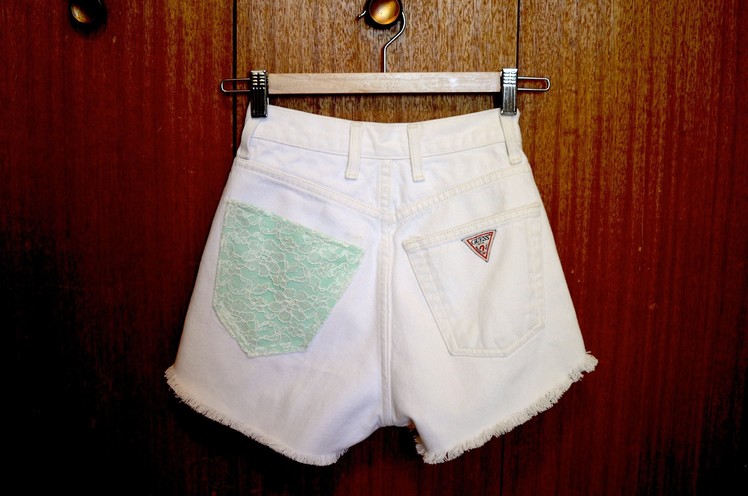 D.I.Y Customized Denim Shorts Pocket