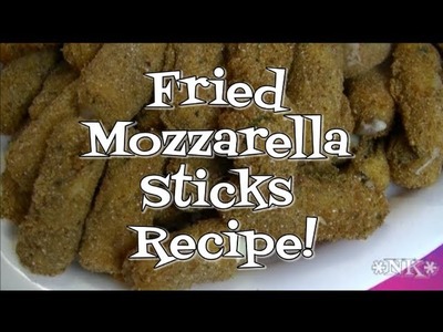 Fried Mozzarella Sticks Recipe!  Noreen's Kitchen