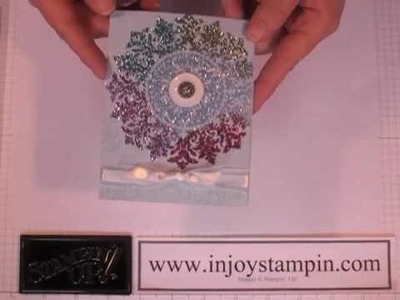 Glittery Stampin' Up! Medallion Card