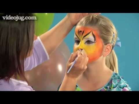 How To Do Face Painting: The Tiger