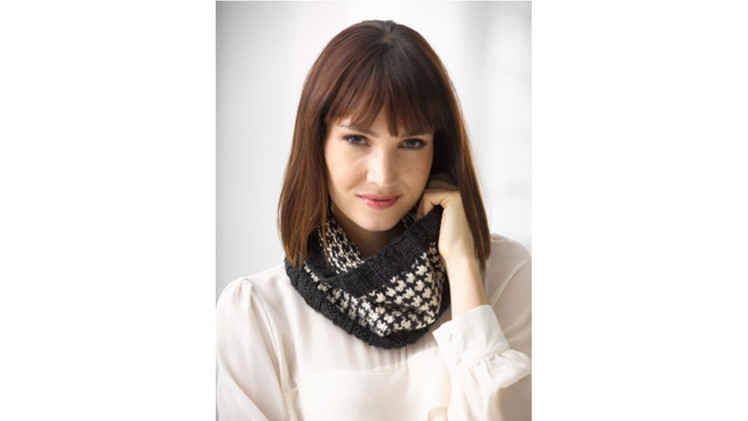 HOW TO KNIT - POLKA DOT COWL