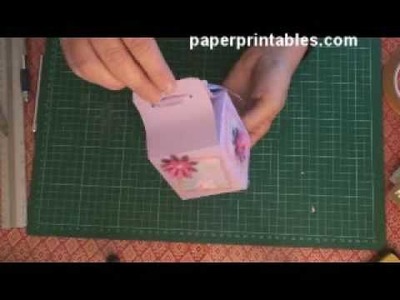 How to make a 7cm gift box tutorial